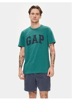 Gap T-Shirt 856659-06 Zielony Regular Fit ze sklepu MODIVO w kategorii T-shirty męskie - zdjęcie 170544130