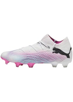 Buty piłkarskie Puma Future 7 Ultimate FG/AG M 107599 01 białe ze sklepu ButyModne.pl w kategorii Buty sportowe męskie - zdjęcie 170549104