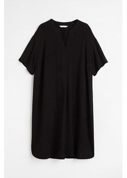 H & M - Tunika z dekoltem w serek - Czarny ze sklepu H&M w kategorii Bluzki damskie - zdjęcie 170550440