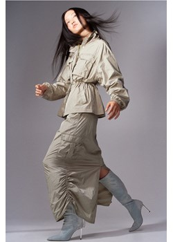 H & M - Nylonowa spódnica spadochronowa - Zielony ze sklepu H&M w kategorii Spódnice - zdjęcie 170550472