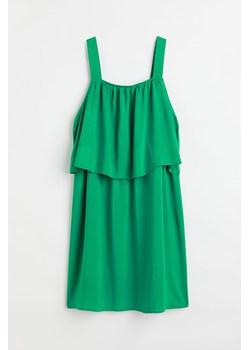 H & M - MAMA Wiskozowa sukienka dla karmiącej - Zielony ze sklepu H&M w kategorii Sukienki ciążowe - zdjęcie 170550513
