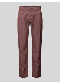 Spodnie materiałowe o kroju tapered fit z 5 kieszeniami model ‘Lyon’ ze sklepu Peek&Cloppenburg  w kategorii Spodnie męskie - zdjęcie 170550630