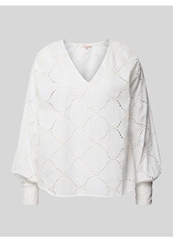 Bluzka z dekoltem w serek model ‘DORA’ ze sklepu Peek&Cloppenburg  w kategorii Bluzki damskie - zdjęcie 170550683