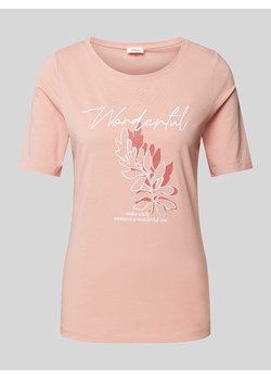 T-shirt z okrągłym dekoltem model ‘Wechsel’ ze sklepu Peek&Cloppenburg  w kategorii Bluzki damskie - zdjęcie 170550700
