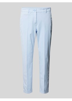 Spodnie o kroju slim fit z zapięciem na guzik model ‘STELLA’ ze sklepu Peek&Cloppenburg  w kategorii Spodnie damskie - zdjęcie 170550702