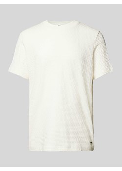 T-shirt z fakturowanym wzorem model ‘Bruce’ ze sklepu Peek&Cloppenburg  w kategorii T-shirty męskie - zdjęcie 170550743
