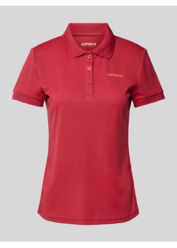 Koszulka polo z krótką listwą guzikową model ‘BAYARD’ ze sklepu Peek&Cloppenburg  w kategorii Bluzki damskie - zdjęcie 170550820