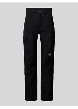 Spodnie cargo o kroju regular fit z wyhaftowanym logo model ‘Horizon’ ze sklepu Peek&Cloppenburg  w kategorii Spodnie męskie - zdjęcie 170550831