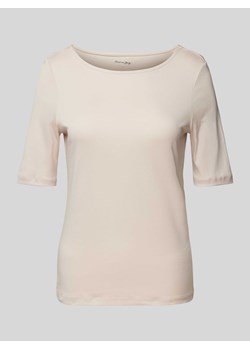 T-shirt w jednolitym kolorze ze sklepu Peek&Cloppenburg  w kategorii Bluzki damskie - zdjęcie 170551014