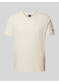 T-shirt z nadrukiem i naszywką z logo ze sklepu Peek&Cloppenburg  w kategorii T-shirty męskie - zdjęcie 170551032