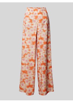 Spodnie z kwiatowym wzorem model ‘CEILING’ ze sklepu Peek&Cloppenburg  w kategorii Spodnie damskie - zdjęcie 170551092