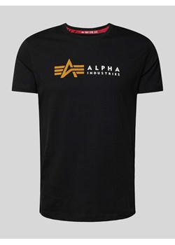 T-shirt z nadrukiem z logo ze sklepu Peek&Cloppenburg  w kategorii T-shirty męskie - zdjęcie 170551123