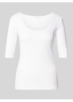 T-shirt z efektem prążkowania ze sklepu Peek&Cloppenburg  w kategorii Bluzki damskie - zdjęcie 170551221