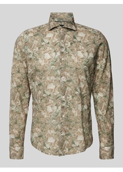 Koszula casualowa o kroju slim fit z nadrukiem na całej powierzchni ze sklepu Peek&Cloppenburg  w kategorii Koszule męskie - zdjęcie 170551264