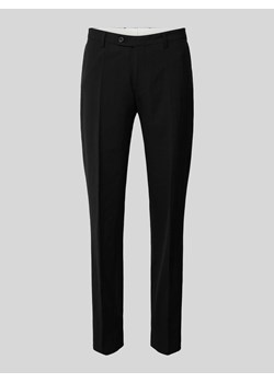 Spodnie do garnituru z mieszanki lnu model ‘Massa’ ze sklepu Peek&Cloppenburg  w kategorii Spodnie męskie - zdjęcie 170551451