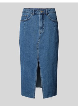 Spódnica jeansowa z brzegiem bez wykończenia model ‘SOL’ ze sklepu Peek&Cloppenburg  w kategorii Spódnice - zdjęcie 170551582