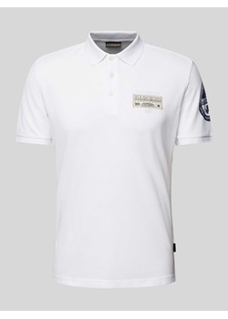 Koszulka polo o kroju slim fit z naszywką z logo model ‘E-AMUNDSEN’ ze sklepu Peek&Cloppenburg  w kategorii T-shirty męskie - zdjęcie 170551780