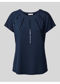 T-shirt z cekinowym obszyciem ze sklepu Peek&Cloppenburg  w kategorii Bluzki damskie - zdjęcie 170551783