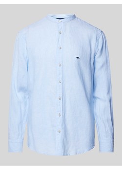 Koszula casulowa o kroju regular fit z lnu ze stójką ze sklepu Peek&Cloppenburg  w kategorii Koszule męskie - zdjęcie 170552073