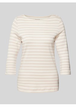 T-shirt ze wzorem w paski i rękawami o dł. 3/4 ze sklepu Peek&Cloppenburg  w kategorii Bluzki damskie - zdjęcie 170552181