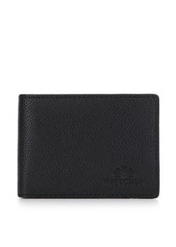 Męski portfel skórzany mały prosty czarny ze sklepu WITTCHEN w kategorii Portfele męskie - zdjęcie 170552674