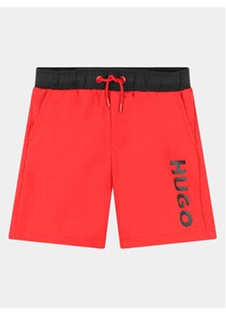 Hugo Szorty kąpielowe G00002 D Czerwony Regular Fit ze sklepu MODIVO w kategorii Kąpielówki chłopięce - zdjęcie 170553841