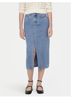 ONLY Spódnica jeansowa Siri 15324365 Niebieski Regular Fit ze sklepu MODIVO w kategorii Spódnice - zdjęcie 170553844