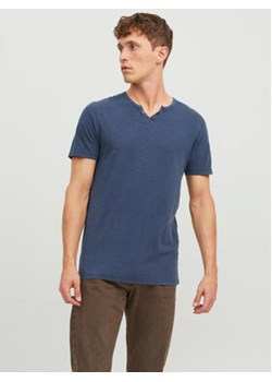 Jack&Jones T-Shirt Split 12164972 Granatowy Standard Fit ze sklepu MODIVO w kategorii T-shirty męskie - zdjęcie 170553853