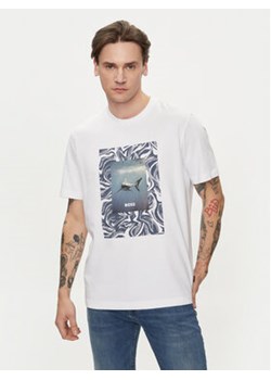 Boss T-Shirt Te_Tucan 50516012 Biały Regular Fit ze sklepu MODIVO w kategorii T-shirty męskie - zdjęcie 170554094