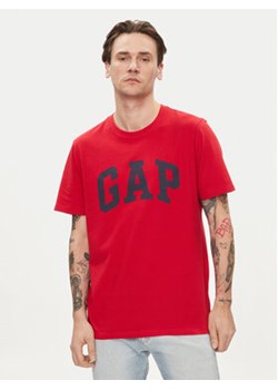 Gap T-Shirt 856659-05 Czerwony Regular Fit ze sklepu MODIVO w kategorii T-shirty męskie - zdjęcie 170554224