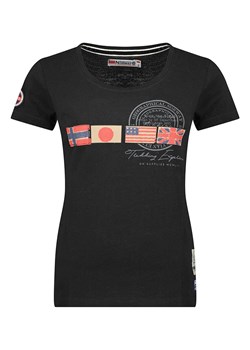 Geographical Norway Koszulka w kolorze czarnym ze sklepu Limango Polska w kategorii Bluzki damskie - zdjęcie 170555263
