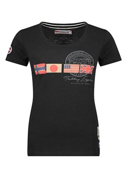 Geographical Norway Koszulka w kolorze czarnym ze sklepu Limango Polska w kategorii Bluzki damskie - zdjęcie 170555263