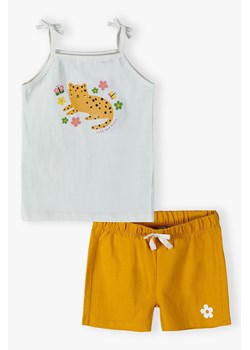 Bawełniany komplet – T-shirt i spodenki dla niemowlaka ze sklepu 5.10.15 w kategorii Komplety niemowlęce - zdjęcie 170556242