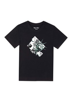 Czarny t-shirt chłopięcy z bawełny Tup Tup Statua Wolności ze sklepu 5.10.15 w kategorii T-shirty chłopięce - zdjęcie 170556273