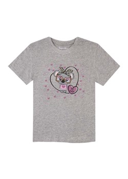 Dziewczęcy t-shirt bawełniany szary Tup tup miś koala ze sklepu 5.10.15 w kategorii Bluzki dziewczęce - zdjęcie 170556372