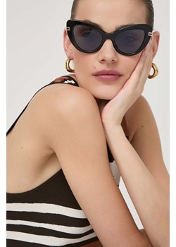 Vivienne Westwood okulary przeciwsłoneczne damskie kolor czarny VW505800153 ze sklepu ANSWEAR.com w kategorii Okulary przeciwsłoneczne damskie - zdjęcie 170556741