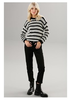 Aniston Sweter w kolorze czarno-białym ze sklepu Limango Polska w kategorii Swetry damskie - zdjęcie 170558261