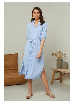 Pure Cotton Sukienka w kolorze błękitnym ze sklepu Limango Polska w kategorii Sukienki - zdjęcie 170560711