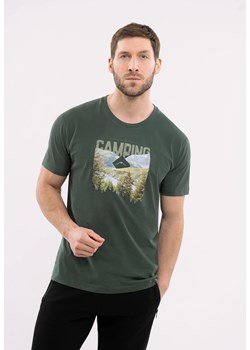 T-shirt z printem, Comfort Fit, T-MOUNTAINS ze sklepu Volcano.pl w kategorii T-shirty męskie - zdjęcie 170561460