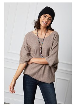 Joséfine Sweter &quot;Dalor&quot; w kolorze szarobrązowym ze sklepu Limango Polska w kategorii Swetry damskie - zdjęcie 170564454