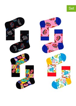 Happy Socks 4-częściowy zestaw prezentowy ze wzorem ze sklepu Limango Polska w kategorii Skarpetki dziecięce - zdjęcie 170564541