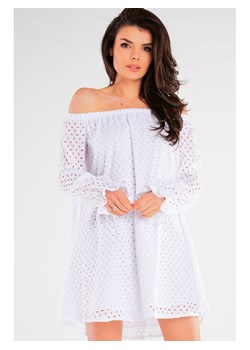 Awama Sukienka w kolorze białym ze sklepu Limango Polska w kategorii Sukienki - zdjęcie 170564842