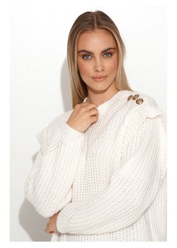 Makadamia Sweter w kolorze ecru ze sklepu Limango Polska w kategorii Swetry damskie - zdjęcie 170566881
