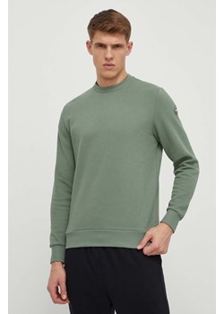 Colmar bluza bawełniana męska kolor zielony gładka ze sklepu ANSWEAR.com w kategorii Bluzy męskie - zdjęcie 170567323