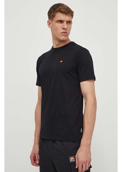 Ellesse t-shirt bawełniany Cassica T-Shirt męski kolor czarny gładki SHR20276 ze sklepu ANSWEAR.com w kategorii T-shirty męskie - zdjęcie 170567440