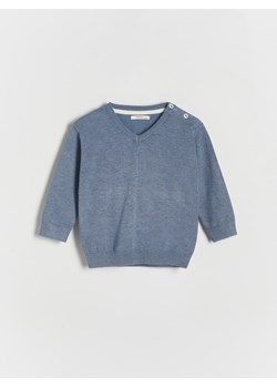 Reserved - Sweter z wiskozą - granatowy ze sklepu Reserved w kategorii Bluzy i swetry - zdjęcie 170573174