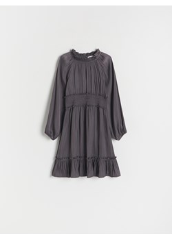 Reserved - Sukienka z połyskującej tkaniny - ciemnoszary ze sklepu Reserved w kategorii Sukienki dziewczęce - zdjęcie 170573264