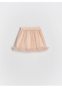 Reserved - Tiulowa spódniczka - beżowy ze sklepu Reserved w kategorii Spódnice dziewczęce - zdjęcie 170573370