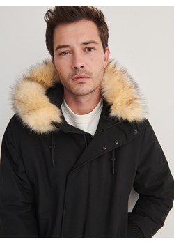 Reserved - Krótka kurtka z kapturem - czarny ze sklepu Reserved w kategorii Kurtki męskie - zdjęcie 170573460