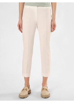 Max Mara Weekend Spodnie - Cecco Kobiety Bawełna biały jednolity ze sklepu vangraaf w kategorii Spodnie damskie - zdjęcie 170573502